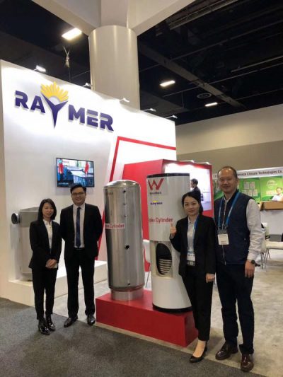 Sydney ARBS 2018: RAYMER демонстрирует полный ассортимент бытовых водонагревателей с тепловым насосом