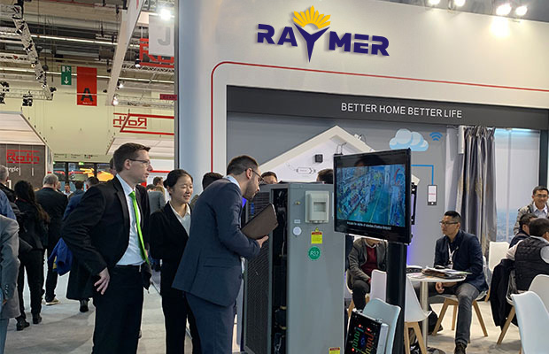 Новый инверторный тепловой насос RAYMER R32 EVI привлекает большое внимание на ISH Frankfurt 2019