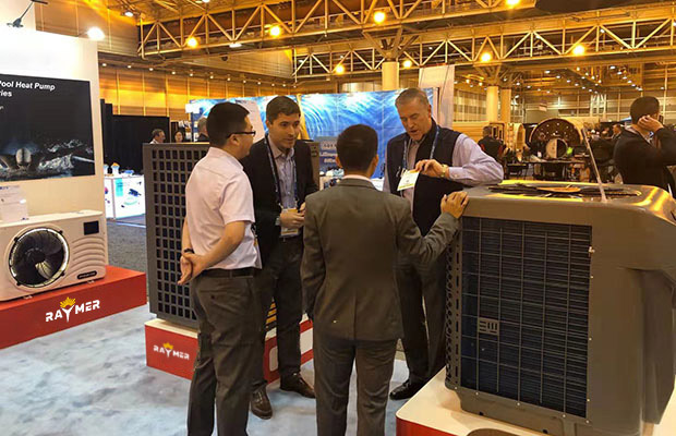 RAYMER с Full-Inverter тепловыми насосами для бассейнов на выставке Pool Spa Patio Expo 2019